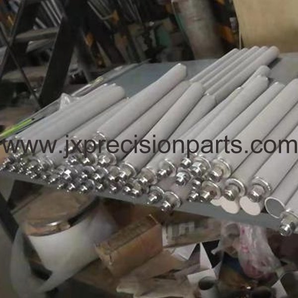 Titanium sintered porous metal filter tube